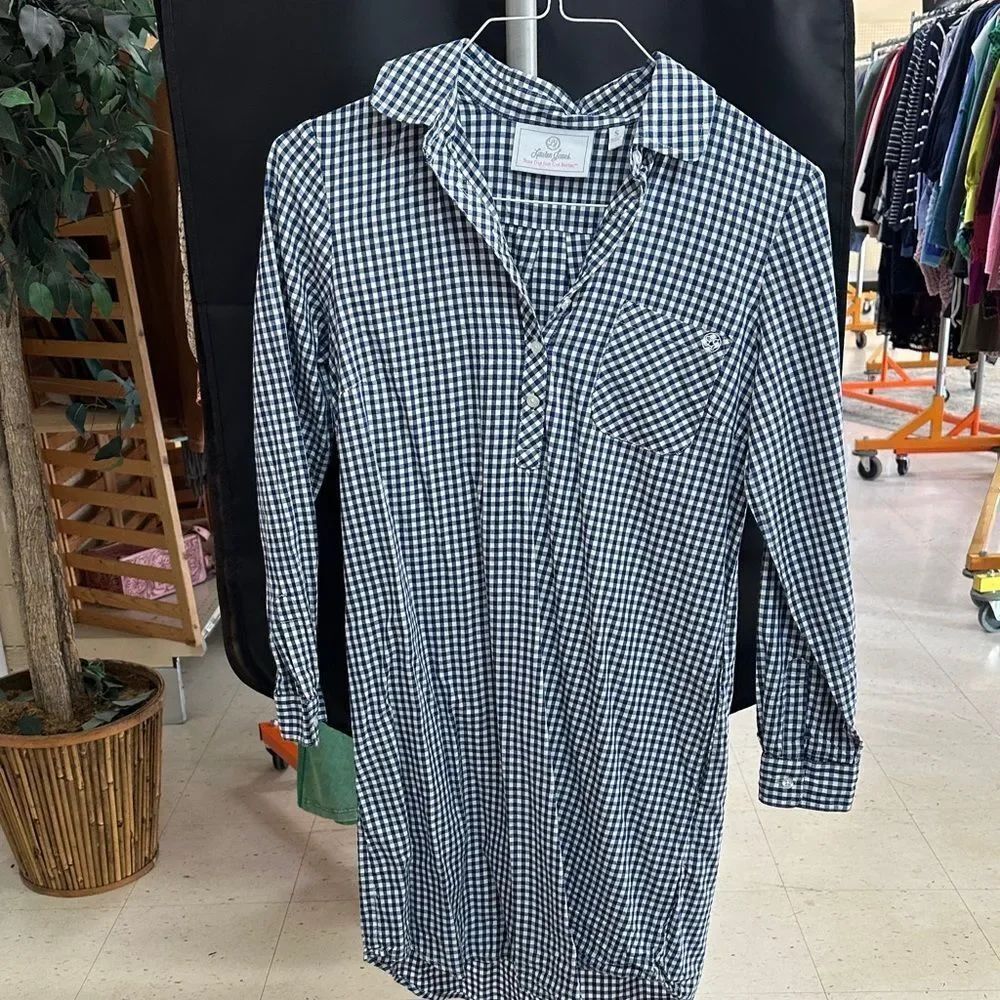 Lauren James Gingham Long Sleeve Dress